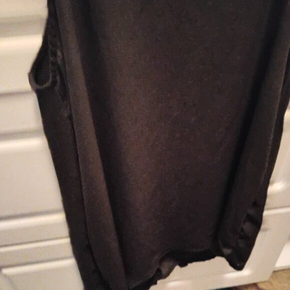 Sexy Asymmetrical Black Mini Dress - Picture 3 of 5